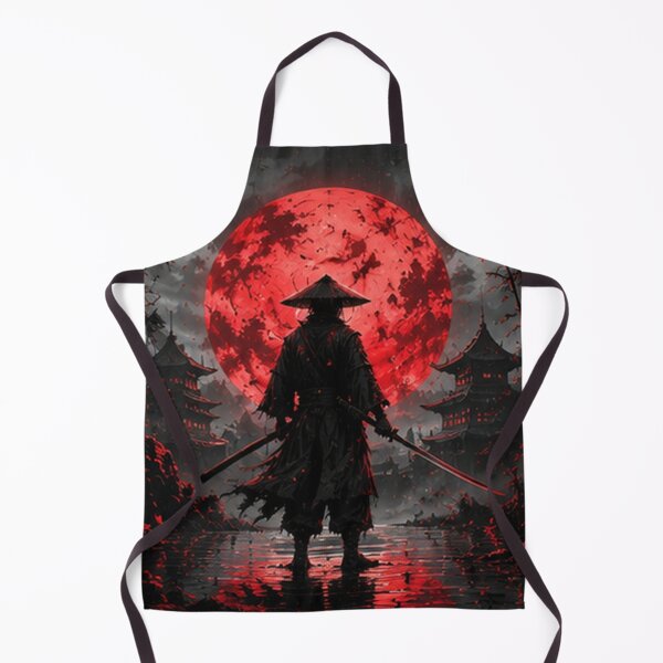 Item preview, Blood Moon Samurai Warrior designed and sold by HollowOakPrints.