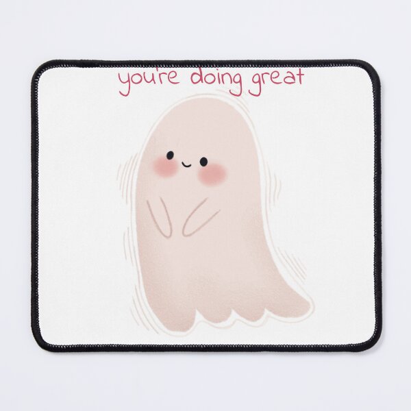 Item preview, Cute Youre Doing Great Ghost Whimsical Illustration designed and sold by StoriesInGrain.