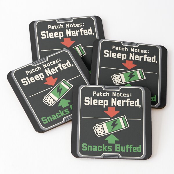 Item preview, Patch Notes: Sleep Nerfed designed and sold by pirminio.