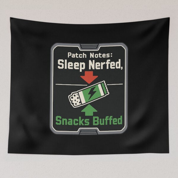 Item preview, Patch Notes: Sleep Nerfed designed and sold by pirminio.