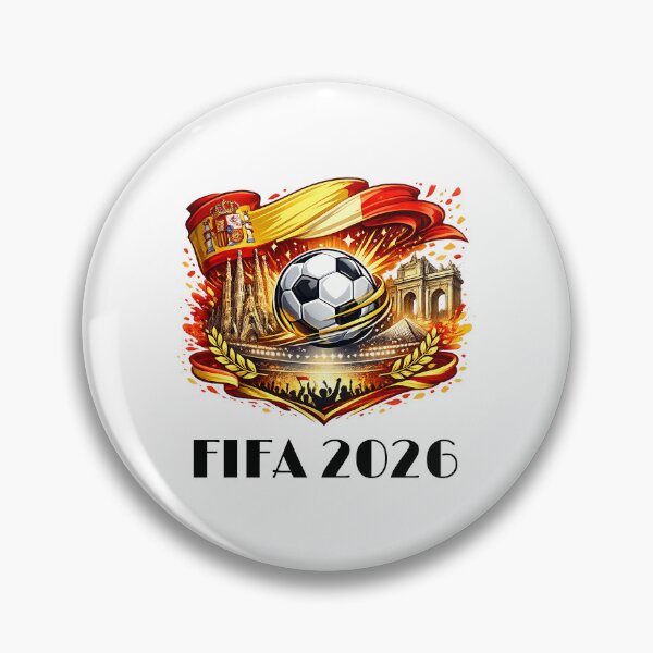 Item preview, Spain FIFA World Cup Trophy 2026 Football Soccer Fan Design  designed and sold by t-patterns.