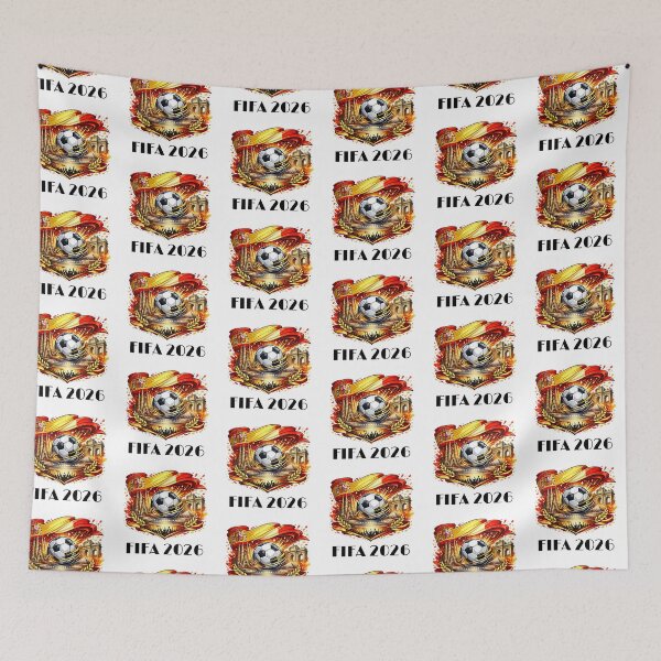 Item preview, Spain FIFA World Cup Trophy 2026 Football Soccer Fan Design  designed and sold by t-patterns.