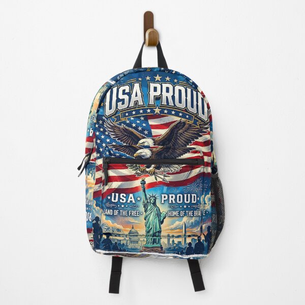Item preview, USA PROUD - Patriotic pattern designed and sold by TOMASHINO.