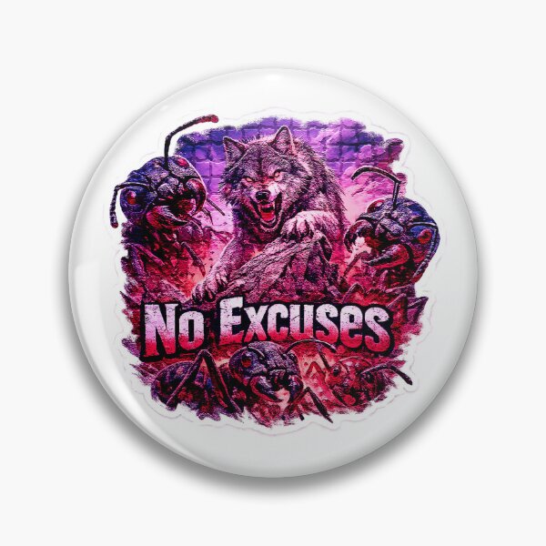 Item preview, Wolf No Excuses 2 designed and sold by edrawin.art.