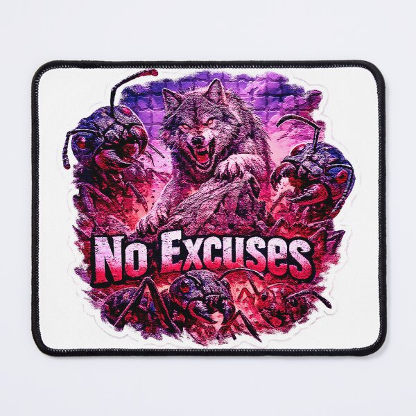 Item preview, Wolf No Excuses 2 designed and sold by edrawin.art.
