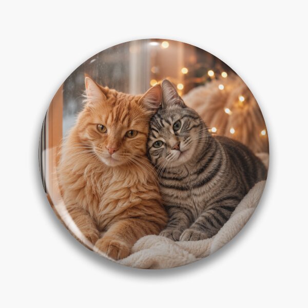 Item preview, Ginger and Tabby Cat Best Friends designed and sold by BagFactoryUK.