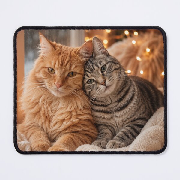 Item preview, Ginger and Tabby Cat Best Friends designed and sold by BagFactoryUK.