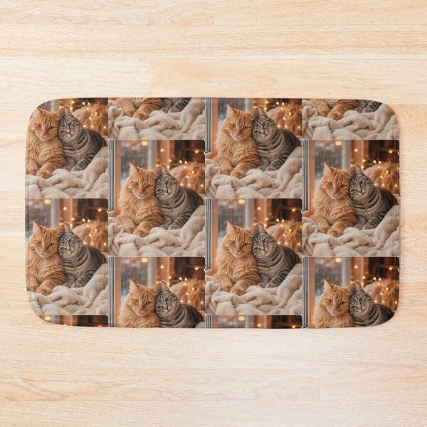 Item preview, Ginger and Tabby Cat Best Friends designed and sold by BagFactoryUK.