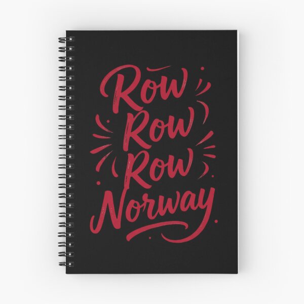 Artikelvorschau, Row Row Row Norwegen entworfen und verkauft von Positive&FunnyThings.
