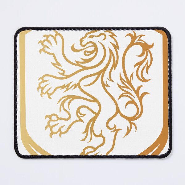 Item preview, Luxury Golden Heraldic Lion Emblem designed and sold by Kune Club.