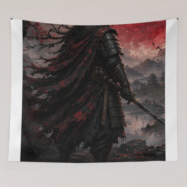 Item preview, Shadow Samurai Warrior designed and sold by HollowOakPrints.