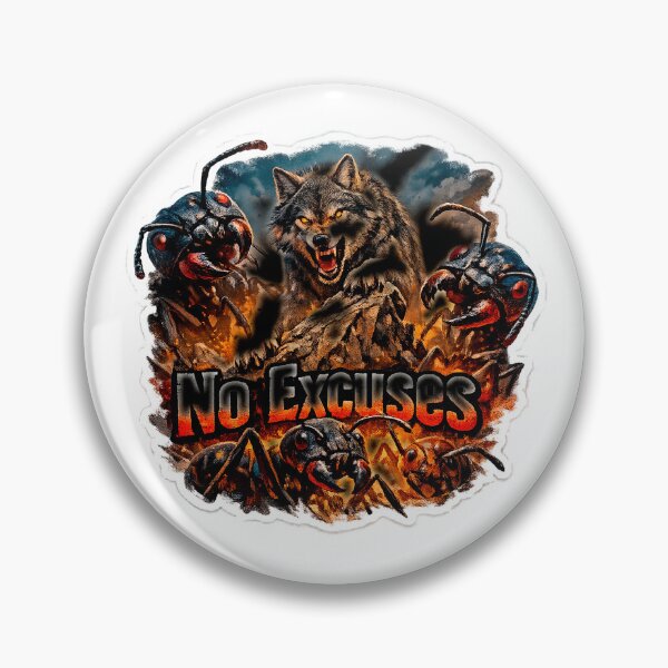 Item preview, Wolf copy No excuses designed and sold by edrawin.art.