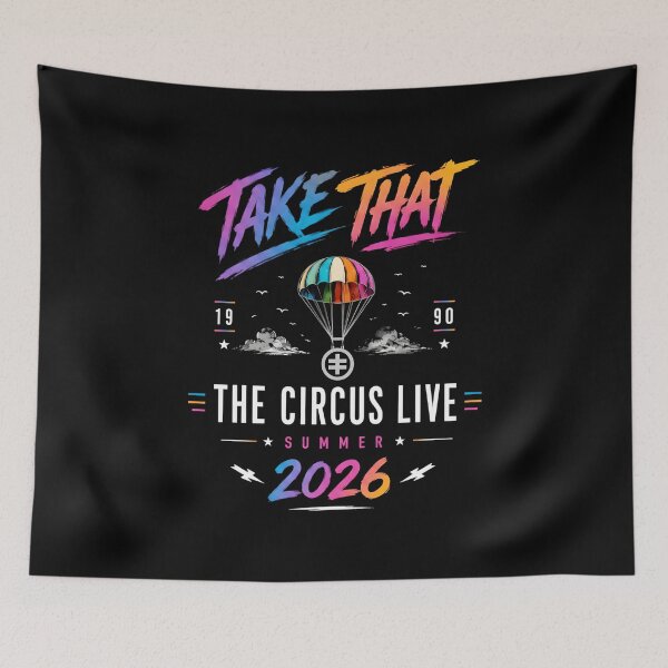 Item preview, The Circus Take That Tour Live Summer 2026 Fan Art designed and sold by AishaOneLove.