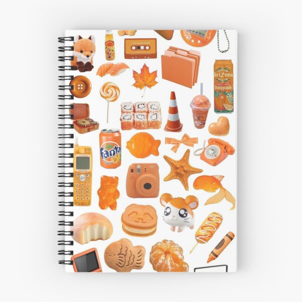 Aperçu de l'œuvre esthétique orange créée et vendue par CatsCritterDesigns .