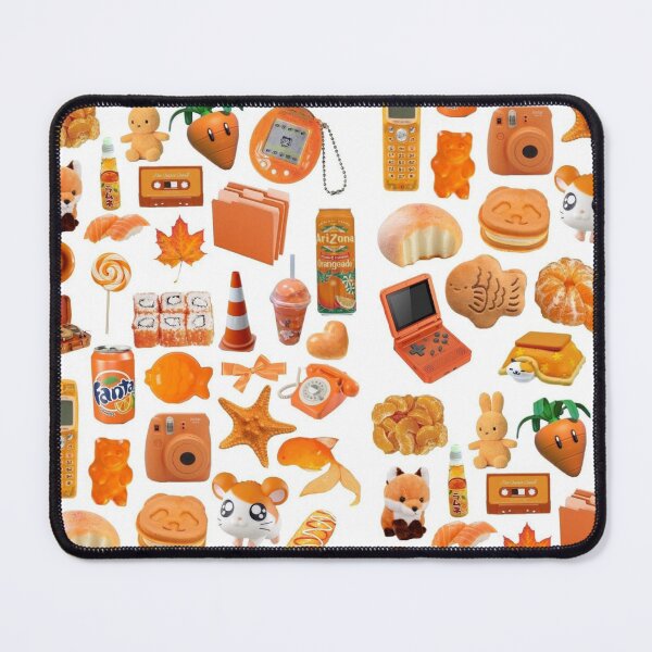 Item preview, orange aesthetic designed and sold by CatsCritterDesigns .