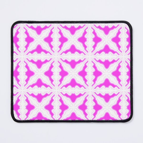 Item preview, Vibrant Magenta and White Liquid Wave Seamless Pattern designed and sold by VOYID ART STUDIO.