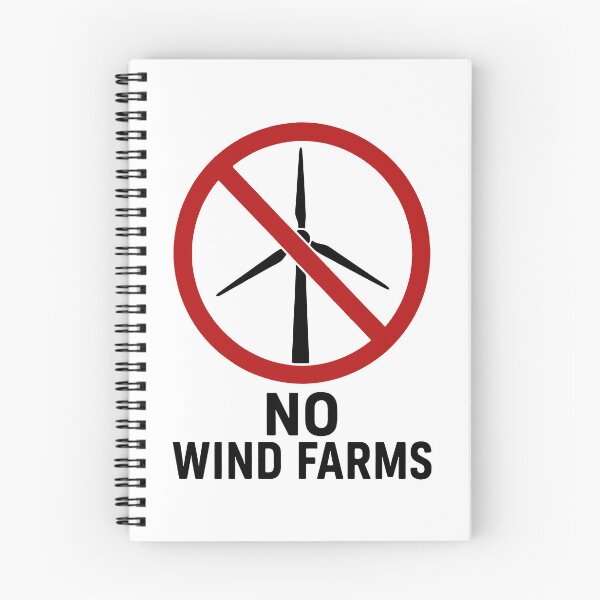 Item preview, No Wind Farms - No Wind Turbines designed and sold by HandicraftArt.