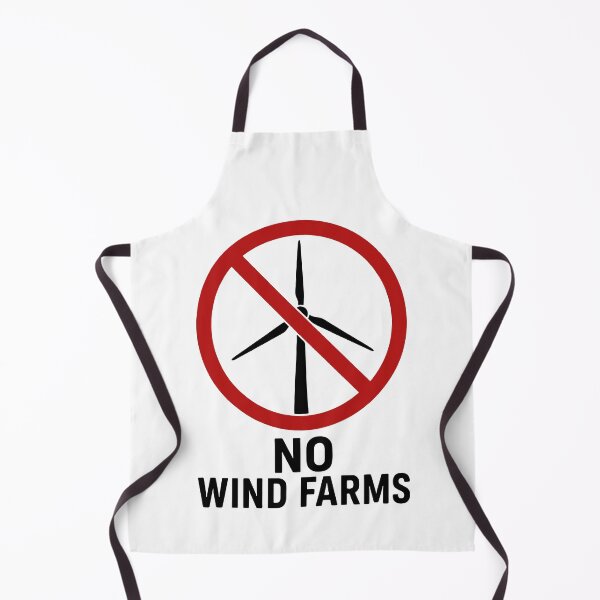 Item preview, No Wind Farms - No Wind Turbines designed and sold by HandicraftArt.