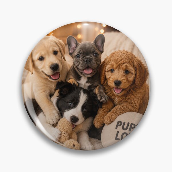 Item preview, Puppy Love Best Friends Portrait designed and sold by BagFactoryUK.