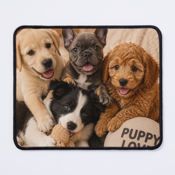 Item preview, Puppy Love Best Friends Portrait designed and sold by BagFactoryUK.