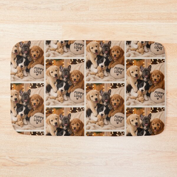 Item preview, Puppy Love Best Friends Portrait designed and sold by BagFactoryUK.