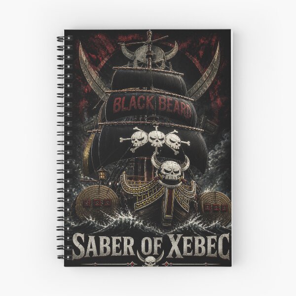 Item preview, Saber of Xebec Black Beard Pirate Ship Vintage Poster | Anime Inspired Emperor Crew | Dark Legendary Pirate Nautical Graphic Tee designed and sold by LIOKING333.