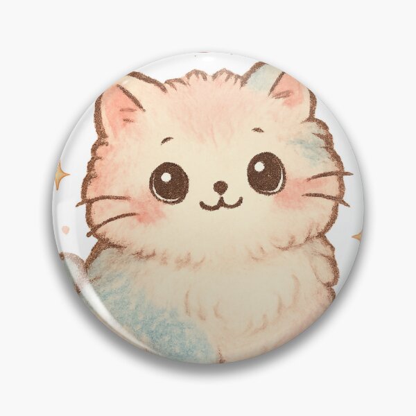 Item preview, Pastel Kawaii Kitten ✨ | Cute Cat Illustration, Soft Watercolor Style, Adorable Aesthetic Design designed and sold by Cat-astrophes.