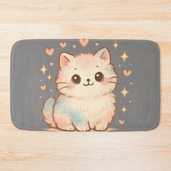 Item preview, Pastel Kawaii Kitten ✨ | Cute Cat Illustration, Soft Watercolor Style, Adorable Aesthetic Design designed and sold by Cat-astrophes.