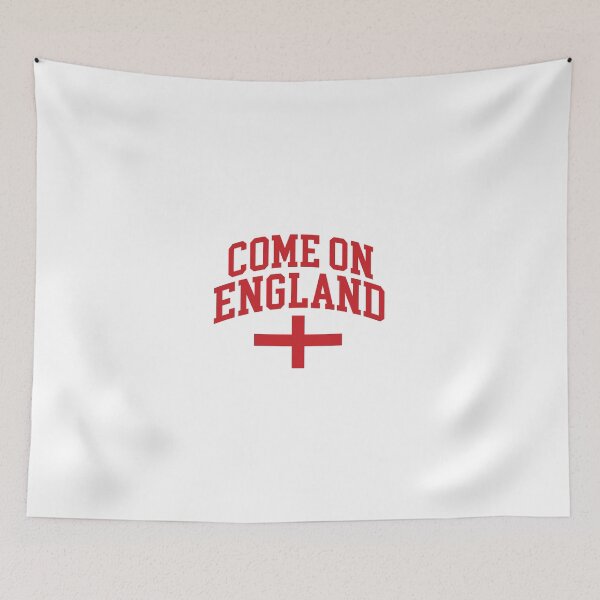 Item preview, Come on England Flag designed and sold by littlemiscat.