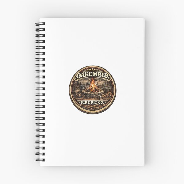 Item preview, Title OakEmber Fire Pit Co. | Heritage Series | Vintage campfire badge designed and sold by OakEmber.
