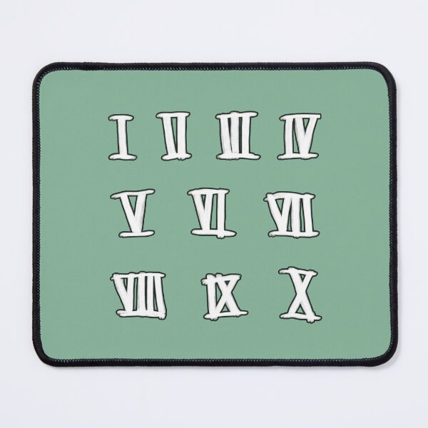 Item preview, Numbers, Roman numerals 1 to 10 designed and sold by badlydrawnbabe.