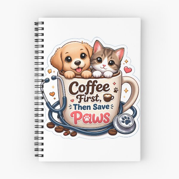 Item preview, Coffee First, Then Save Paws | Cute Veterinary Coffee Lover Gift designed and sold by Bettybee00.