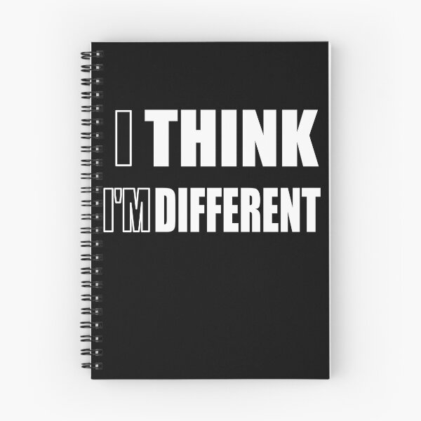Item preview, I Think I'm Different (Think different) designed and sold by E-W-D.