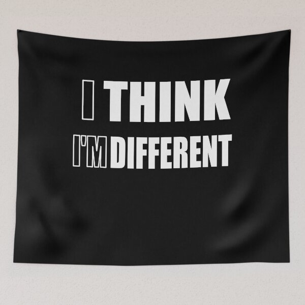 Item preview, I Think I'm Different (Think different) designed and sold by E-W-D.