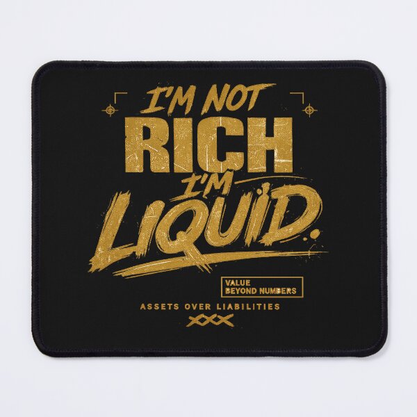 Item preview, I'm Not Rich I'm Liquid Shirt | Luxury Streetwear Money Quote Graphic | Wealth Mindset Typography Tee designed and sold by littlestore.