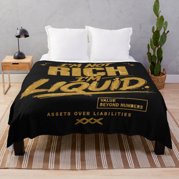 Item preview, I'm Not Rich I'm Liquid Shirt | Luxury Streetwear Money Quote Graphic | Wealth Mindset Typography Tee designed and sold by littlestore.