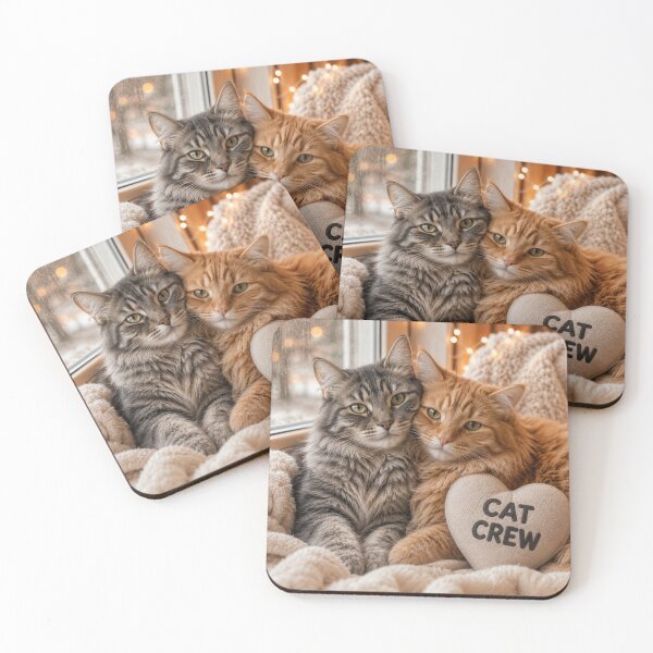 Item preview, Cat Crew Best Friends Portrait designed and sold by BagFactoryUK.