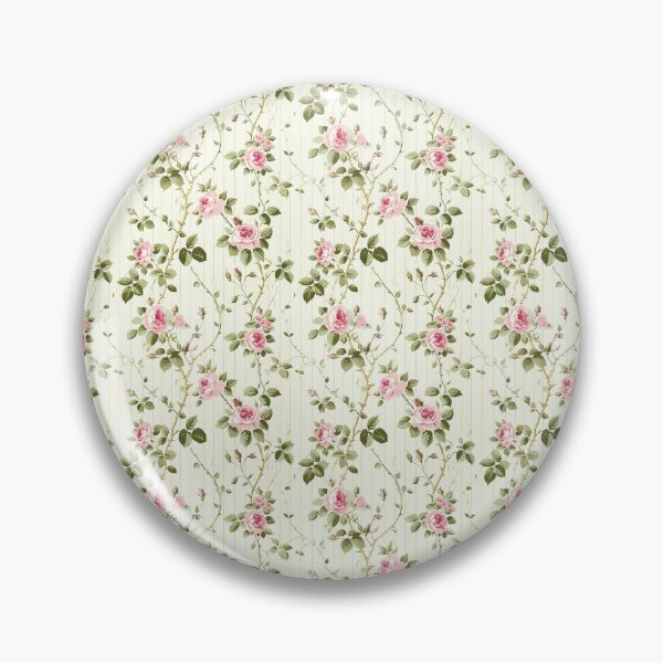 Item preview, Vintage Pink French Floral  designed and sold by LouieVanille.