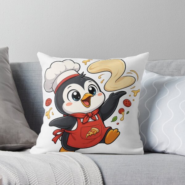 Item preview, Cute Penguin Pizza Chef Sticker designed and sold by bubbleshop01.