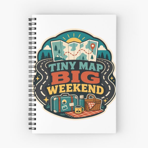 Item preview, Tiny Map Big Weekend Travel designed and sold by aihrgdesign.