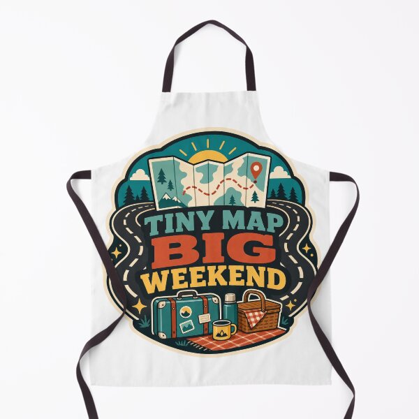 Item preview, Tiny Map Big Weekend Travel designed and sold by aihrgdesign.