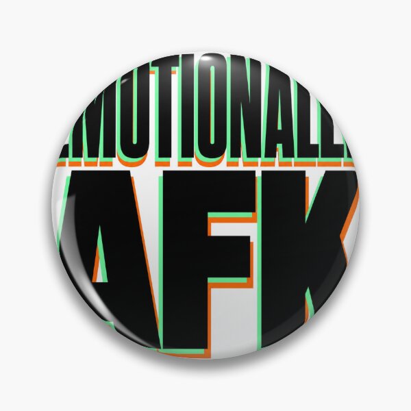 Item preview, Emotionally AFK Funny Quote designed and sold by aihrgdesign.