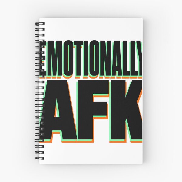 Item preview, Emotionally AFK Funny Quote designed and sold by aihrgdesign.