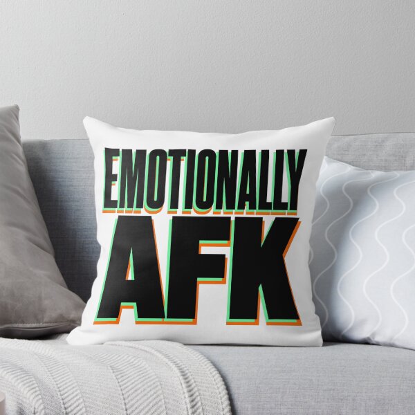 Item preview, Emotionally AFK Funny Quote designed and sold by aihrgdesign.