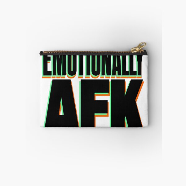 Item preview, Emotionally AFK Funny Quote designed and sold by aihrgdesign.