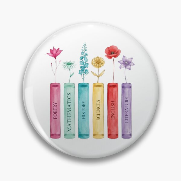 Item preview, Floral Educational Books Collection Watercolor Art designed and sold by VibranPalette.