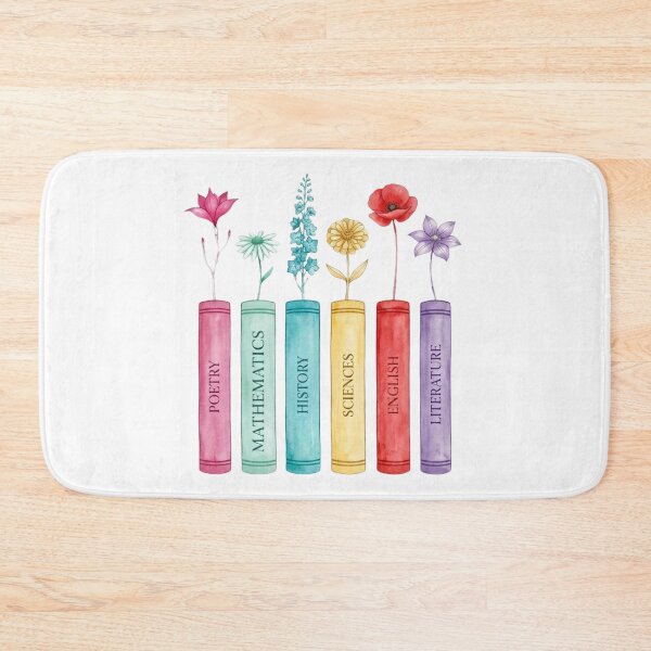 Item preview, Floral Educational Books Collection Watercolor Art designed and sold by VibranPalette.