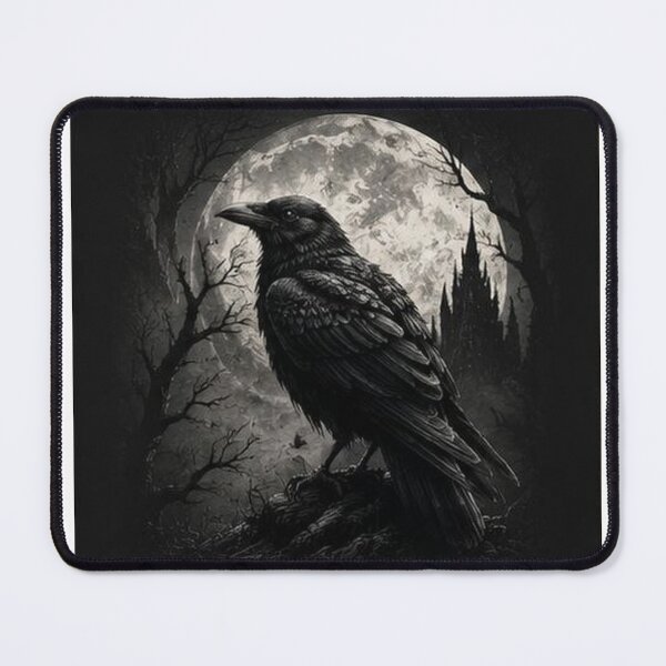 Item preview, Gothic Raven Moon Art designed and sold by HollowOakPrints.