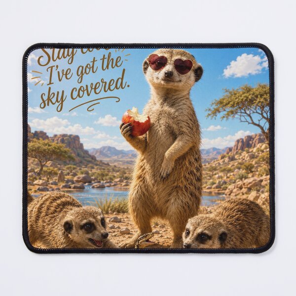 Item preview, Meerkats Always Keep Their Cool designed and sold by alexanderVision.