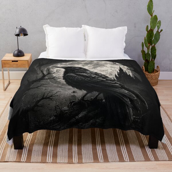 Item preview, Gothic Raven Moon Art designed and sold by HollowOakPrints.